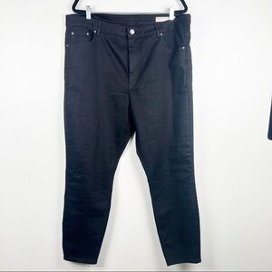 ASOS‎ High Waisted Black Skinny Jeans Stretch Plus Sz 18